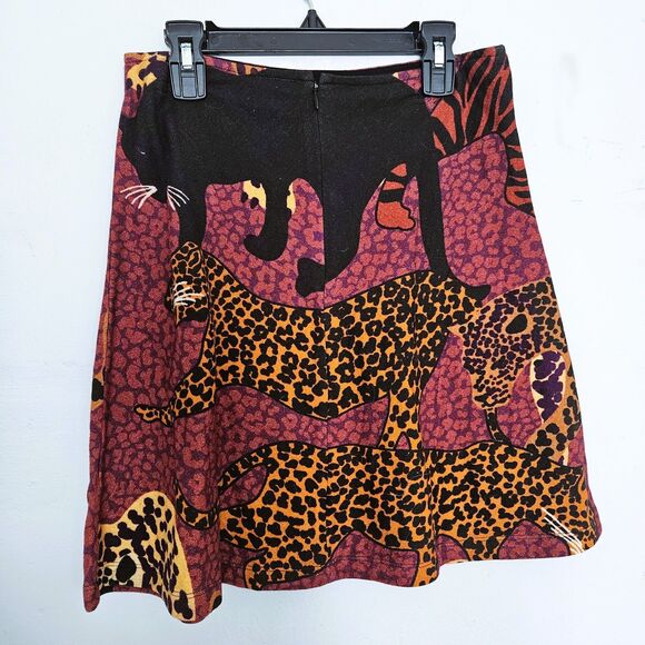 NWT Anthropologie x Conditions Apply Leopard Knit Mini Skirt | XS - Picture 5 of 5